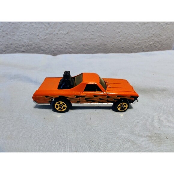 Hot Wheels '68 El Camino TM GM 1999, 2014 Mattel Car Loose Fast Shipping Orange - Picture 6 of 10